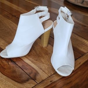 White Sandal Heels